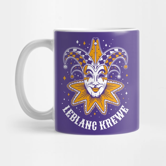 LeBlanc Krewe Colorful Mardi Gras by SLAG_Creative